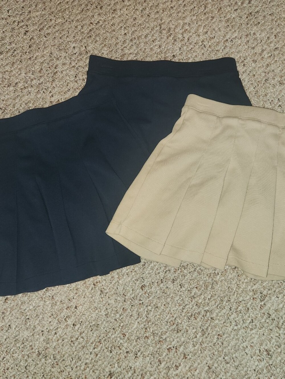 Girls School Uniform Skirts With Built-in Shorts